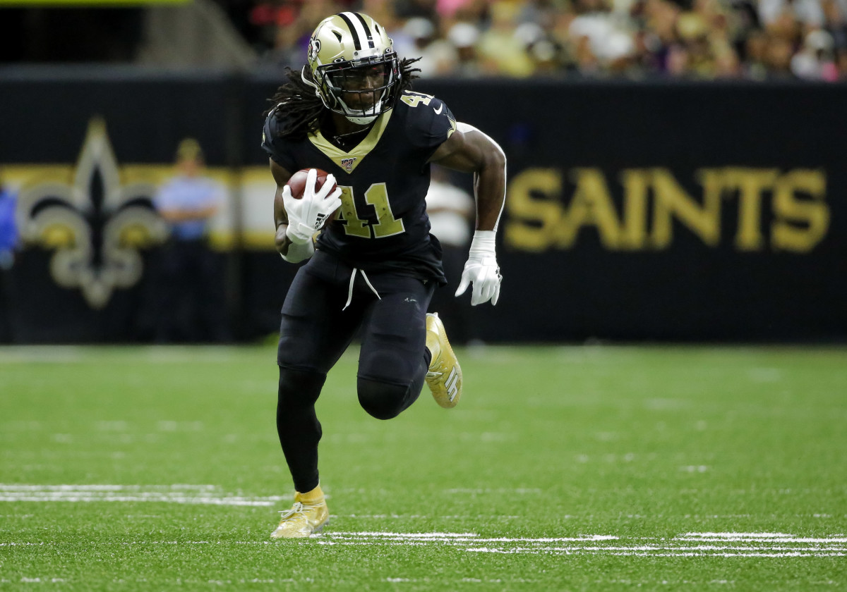 Running back Alvin Kamara  New Orleans Saints 2022 season recap