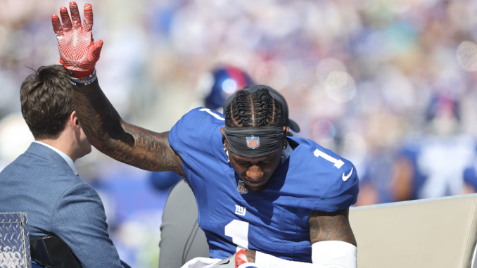NY Giants WR Malik Nabers Week 4 Injury