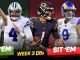 Week 3 QB Start Em Sit Em