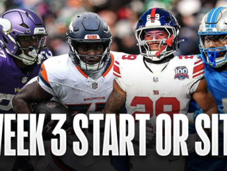 Week 3 NFL Start em Sit Em Running Backs