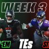 NFL Week 3 Start Em Sit Em Tight Ends