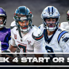 NFL Week 4 Start 'Em Sit 'Em Quarterbacks