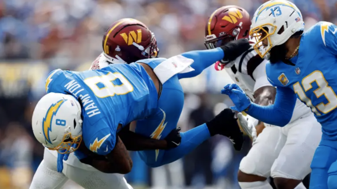 Chargers RB Omarion Hampton Injured in Week 5