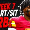 NFL Week 7 Start Sit: Running Backs