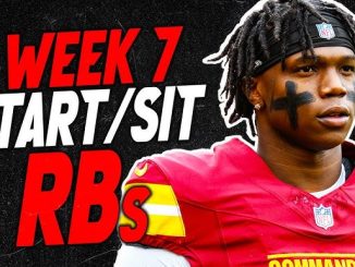 NFL Week 7 Start Sit: Running Backs