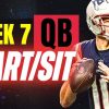 NFL Week 7 Start Sit: Quarterbacks