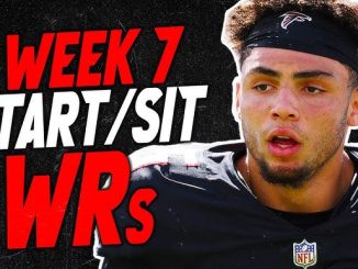 NFL Week 7 Start Sit: Wide Receivers