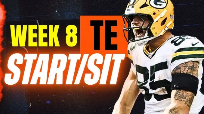 NFL Week 8 Start/Sit: Tight Ends
