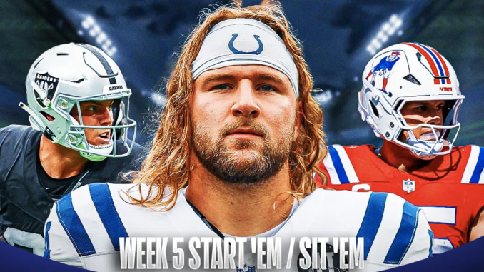 NFL Week 5 Start Sit: Tight Ends