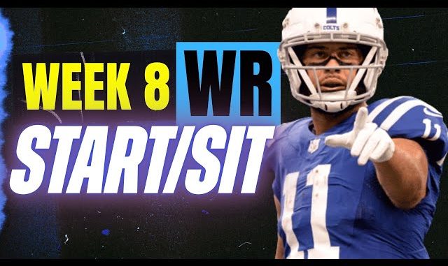 NFL Week 8 Start/Sit: Wide Receivers