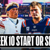 NFL Week 10 Start Sit: Quarterbacks