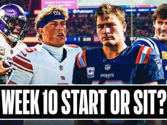 NFL Week 10 Start Sit: Quarterbacks