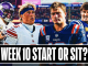 NFL Week 10 Start Sit: Quarterbacks