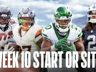 NFL Week 10 Start Sit: Running Backs