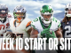 NFL Week 10 Start Sit: Running Backs