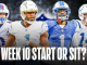 NFL Week 10 Start Sit: Wide Receivers