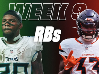 NFL Week 9 Start/Sit: Running Backs