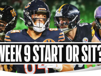 NFL Week 9 Start/Sit: Tight Ends