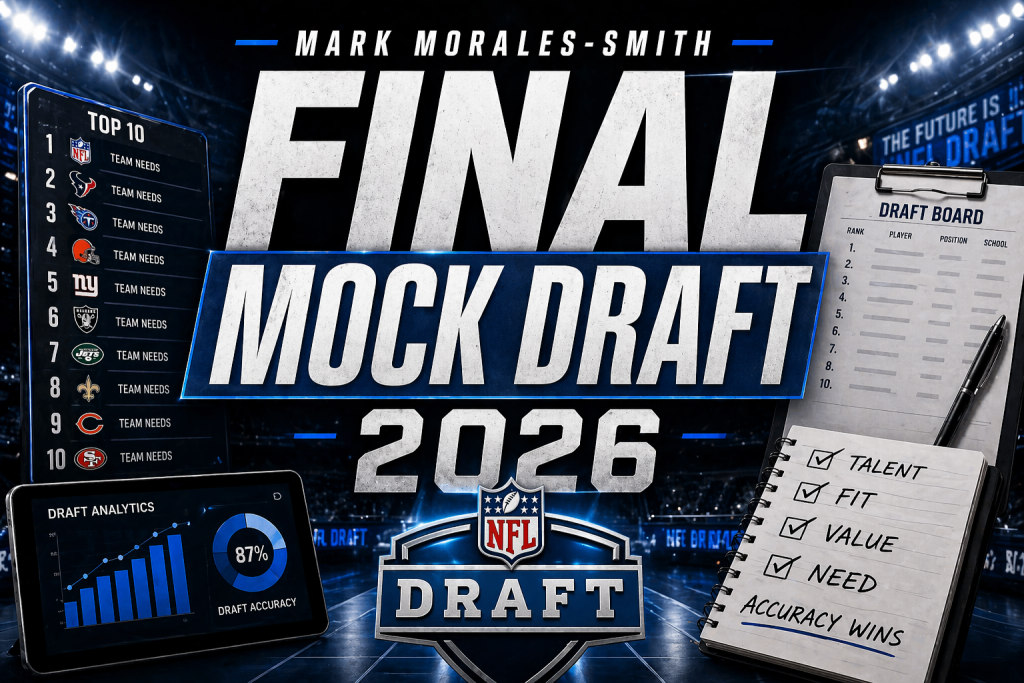 Final Mock Draft: 2026 NFL Draft First Round