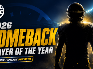 FullTime Fantasy 2026 fantasy football comeback player of the year premium feature