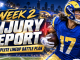 Puka Nacua on the Week 2 fantasy football injury report and complete lineup battle plan graphic