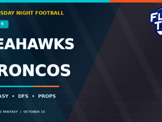 Seahawks vs Broncos Week 6 Thursday Night Football fantasy, DFS and props preview